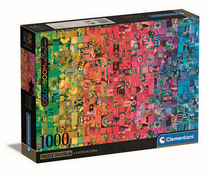 Clementoni - Collage Color Boom - 1000 Piece Jigsaw Puzzle