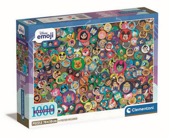 Clementoni - Impossible Disney - 1000 Piece Jigsaw Puzzle