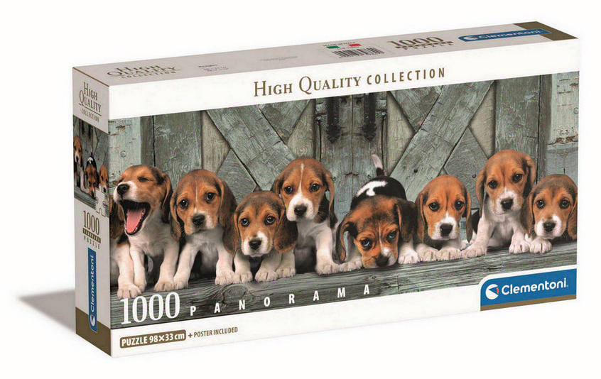Clementoni - Panorama Beagles  - 1000 Piece Jigsaw Puzzle