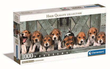 Clementoni - Panorama Beagles  - 1000 Piece Jigsaw Puzzle