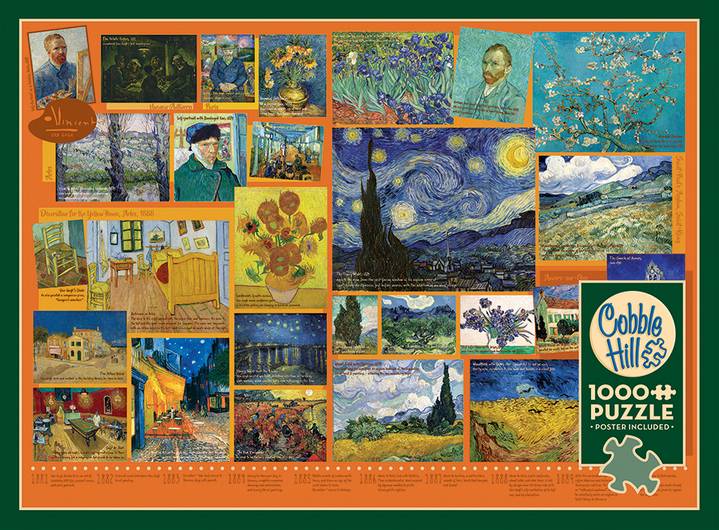 Cobble Hill - Van Gogh  - 1000 Piece Jigsaw Puzzle