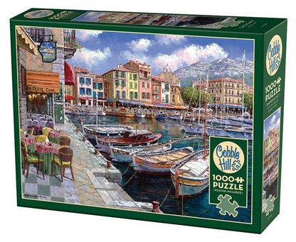 Cobble Hill - Cafe in Cassis - 1000 Piece Jigsaw Puzzle