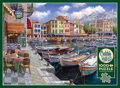 Cobble Hill - Cafe in Cassis - 1000 Piece Jigsaw Puzzle