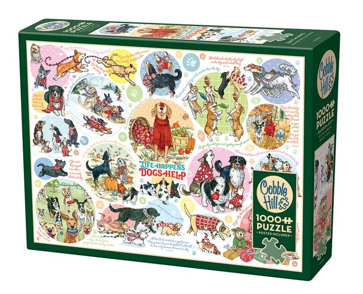 Cobble Hill - Dog Thoughts - 1000 Piece Jigsaw Puzzle