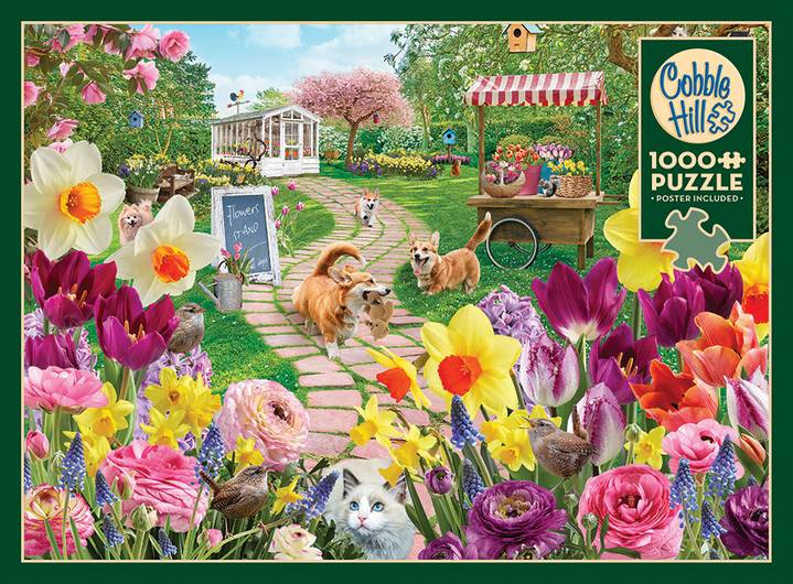 Cobble Hill - Springtime Frolic - 1000 Piece Jigsaw Puzzle