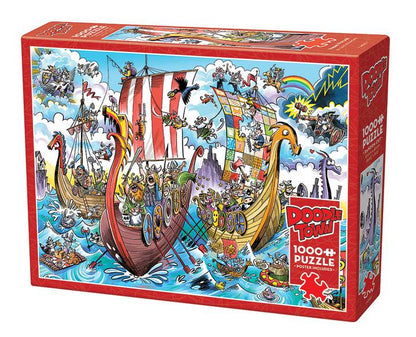 Cobble Hill - Doodletown - Viking Voyage  - 1000 Piece Jigsaw Puzzle