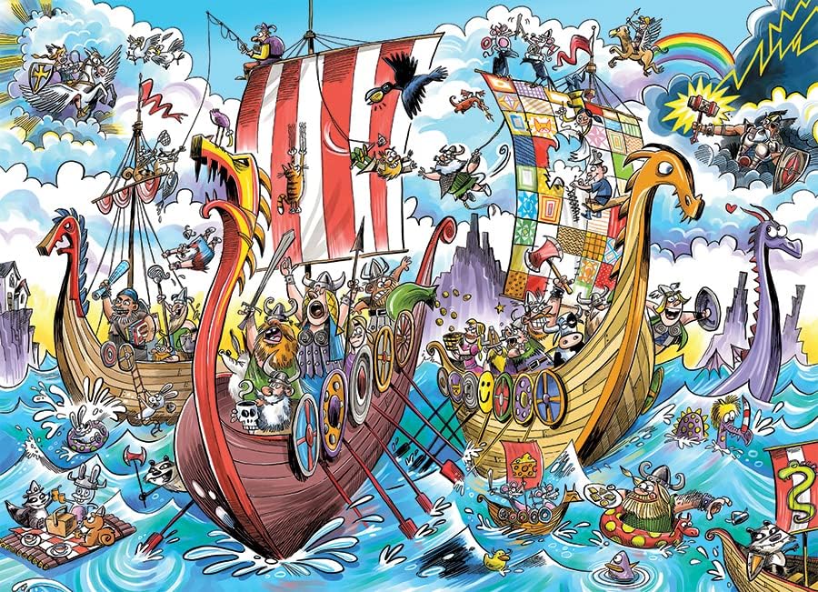 Cobble Hill - Doodletown - Viking Voyage  - 1000 Piece Jigsaw Puzzle