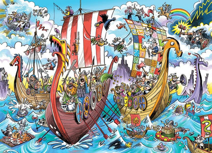 Cobble Hill - Doodletown - Viking Voyage  - 1000 Piece Jigsaw Puzzle