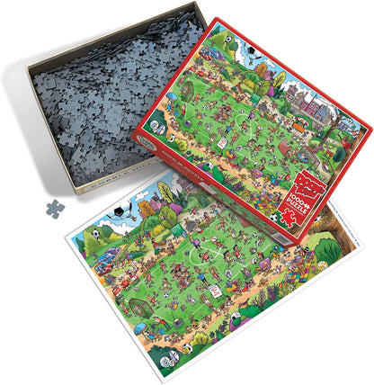 Cobble Hill - Doodletown - Offside Antics  - 1000 Piece Jigsaw Puzzle
