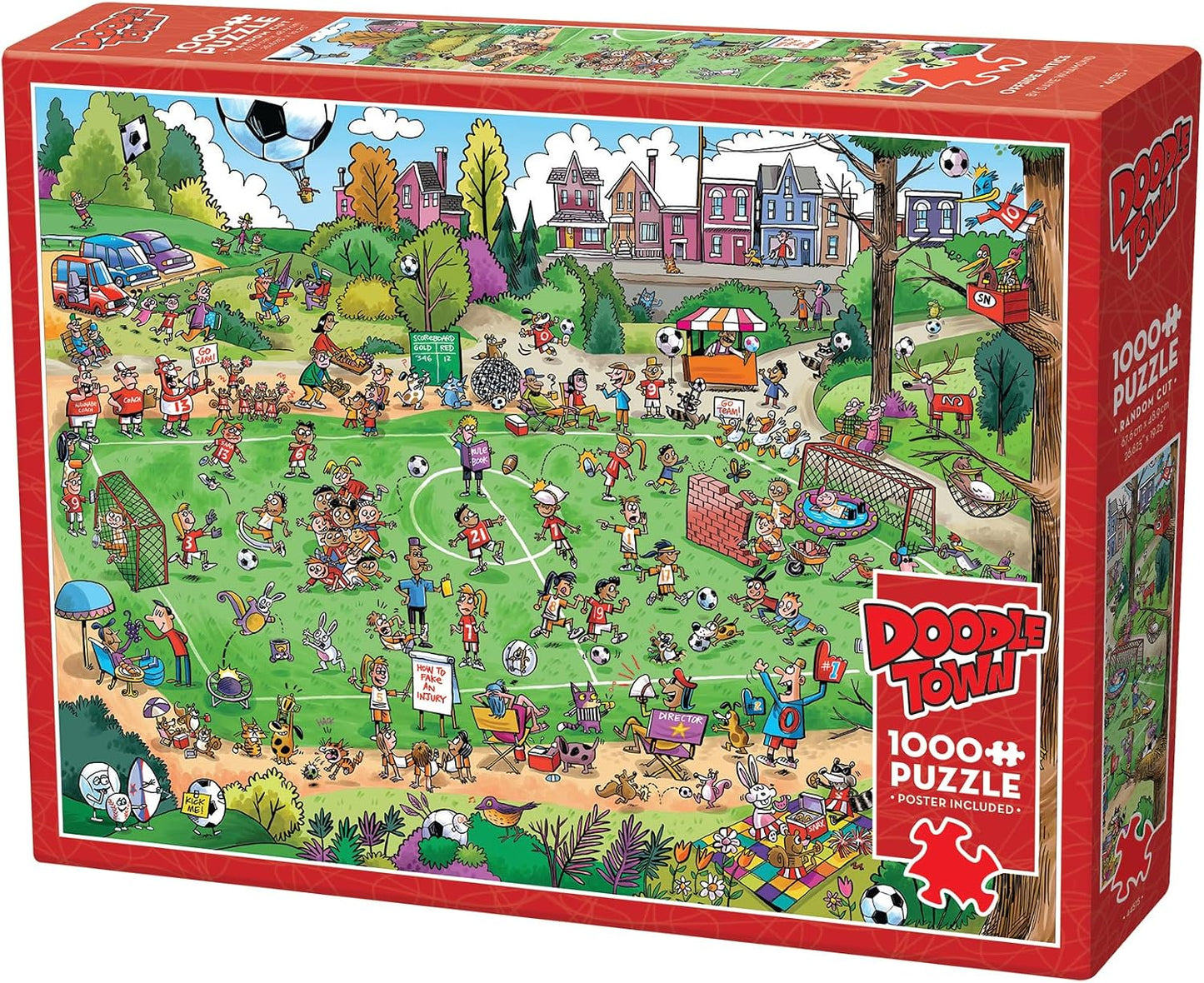 Cobble Hill - Doodletown - Offside Antics  - 1000 Piece Jigsaw Puzzle