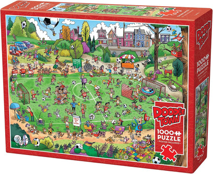 Cobble Hill - Doodletown - Offside Antics  - 1000 Piece Jigsaw Puzzle