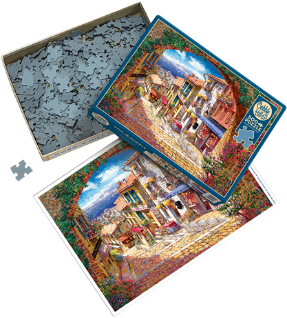 Cobble Hill - Archway to Cagne  - 500 Piece Jigsaw Puzzle