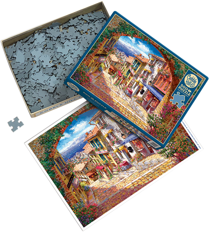 Cobble Hill - Archway to Cagne  - 500 Piece Jigsaw Puzzle