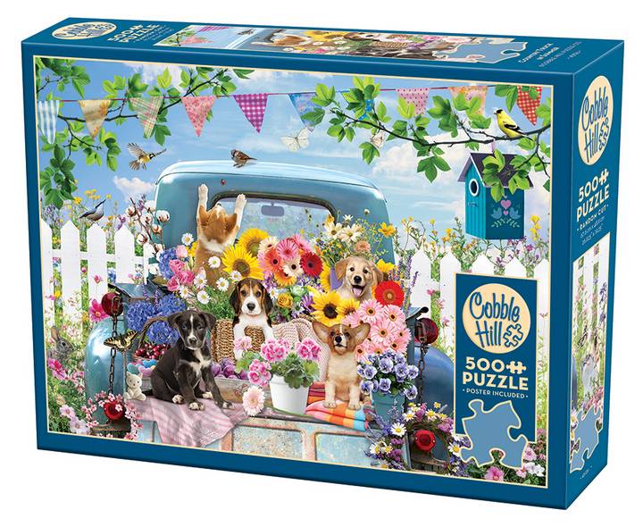 Cobble Hill - Country Truck Summer - 500 Piece Jigsaw Puzzle