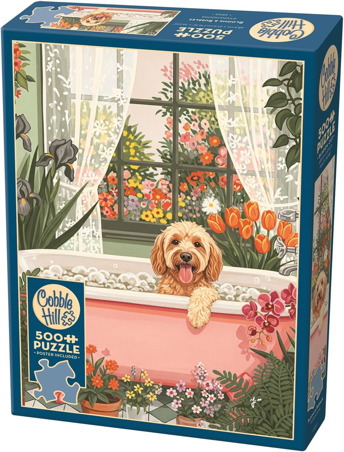 Cobble Hill - Blooms and Bubbles  - 500 Piece Jigsaw Puzzle