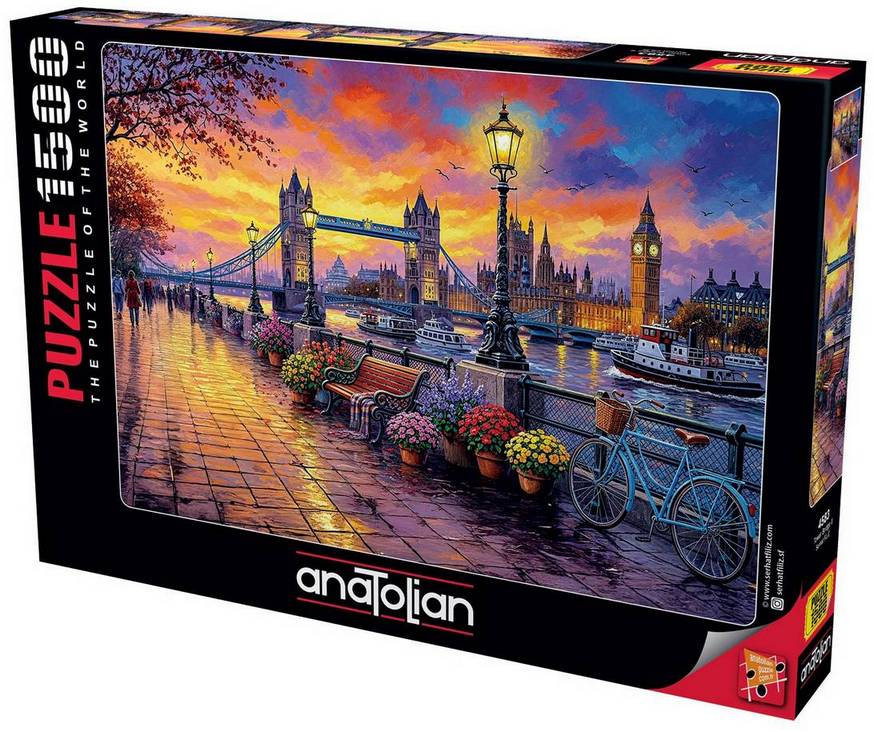 Anatolian - Tower Bridge II - 1500 Piece Jigsaw Puzzle