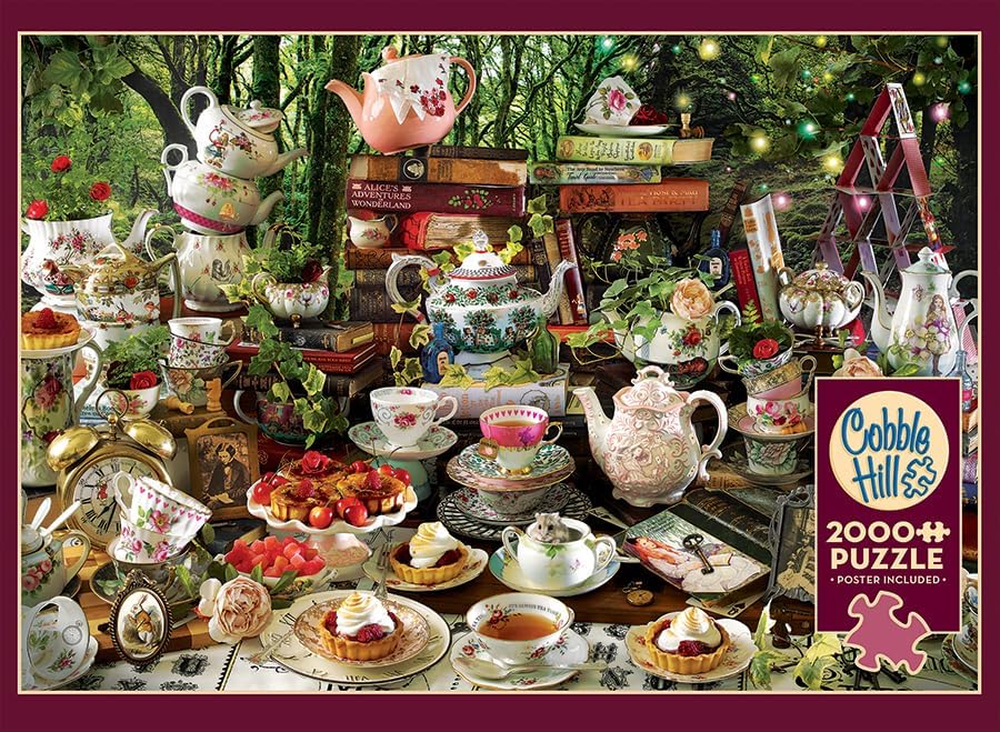 Cobble Hill - Mad Hatter Tea Party  - 2000 Piece Jigsaw Puzzle