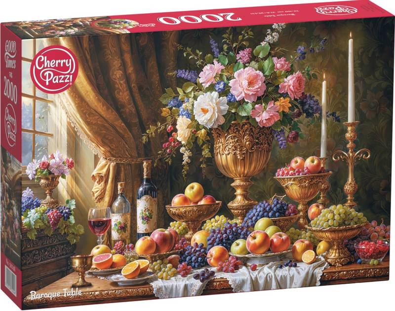 CherryPazzi - Baroque Table - 2000 Piece Jigsaw Puzzle
