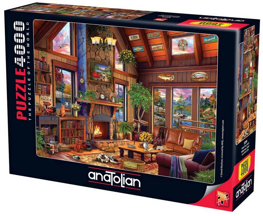 Anatolian - Wilderness Cabin - 4000 Piece Jigsaw Puzzle