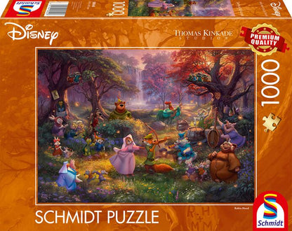 Schmidt - Thomas Kinkade - Disney Robin Hood - 1000 Piece Jigsaw Puzzle