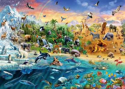 Schmidt - Animal Kingdom  - 1000 Piece Jigsaw Puzzle