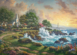 Schmidt - Thomas Kinkade - Seaside Haven - 1000 Piece Jigsaw Puzzle