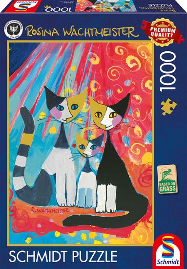 Schmidt - Happy Cat Family - 1000 Piece Jigsaw Puzzle