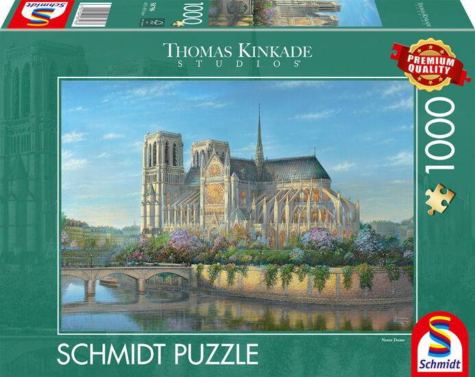 Schmidt - Thomas Kinkade - Notre Dame - 1000 Piece Jigsaw Puzzle
