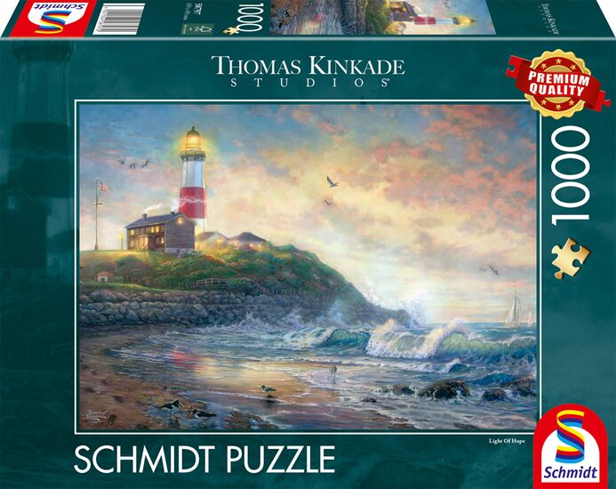Schmidt - Thomas Kinkade - Lighthouse of Hope - 1000 Piece Jigsaw Puzzle