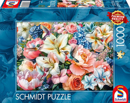 Schmidt - Flowers in Pastel - 1000 Piece Jigsaw Puzzle