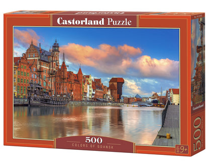 Castorland - Colors of Gdansk - 500 Piece Jigsaw Puzzle