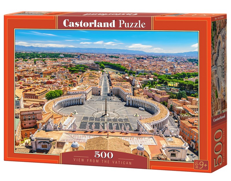 Castorland - View from the Vatican - 500 Piece Jigsaw Puzzle