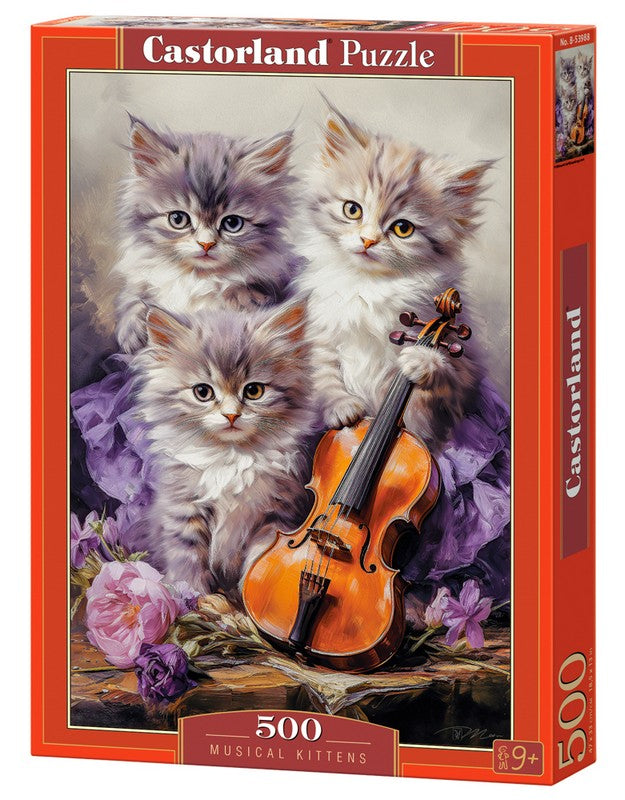 Castorland - Musical Kittens - 500 Piece Jigsaw Puzzle