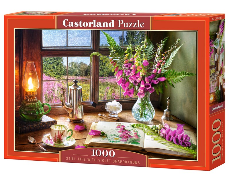 Castorland - Still Life with Violet Snapdragons - 1000 Piece Jigsaw Puzzle