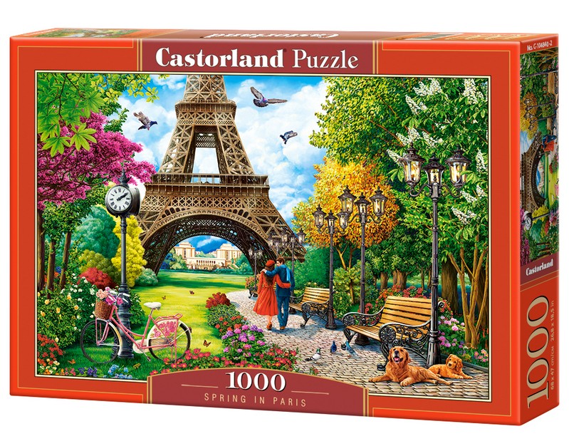 Castorland - Spring in Paris - 1000 Piece Jigsaw Puzzle