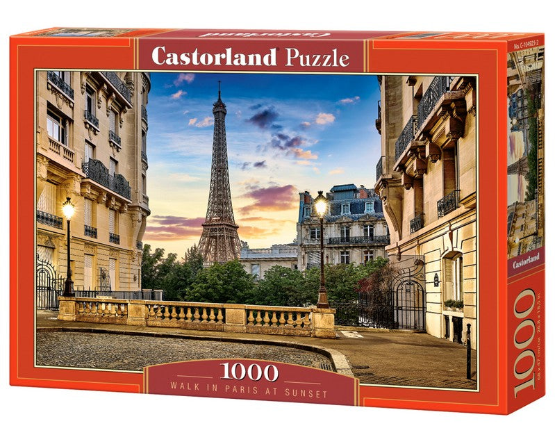 Castorland - Walk in Paris at Sunset - 1000 Piece Jigsaw Puzzle