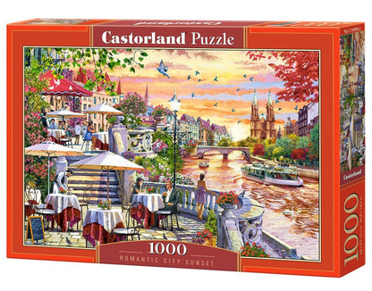 Castorland - Romantic City Sunset - 1000 Piece Jigsaw Puzzle