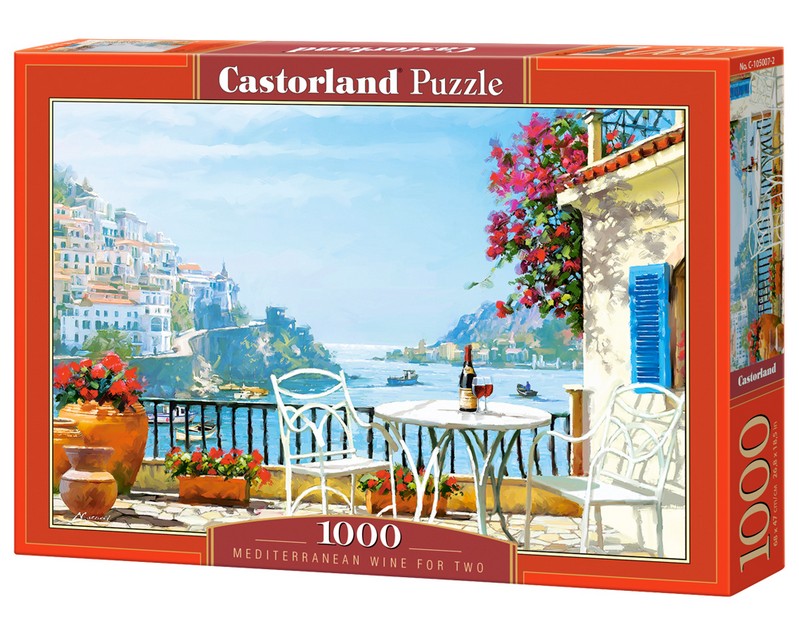 Castorland - Mediterranean Wine for Two - 1000 Piece Jigsaw Puzzle