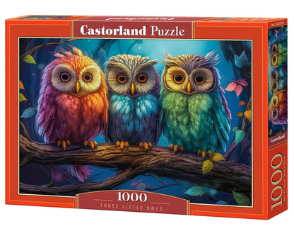 Castorland - Three Little Owls - 1000 Piece Jigsaw Puzzle