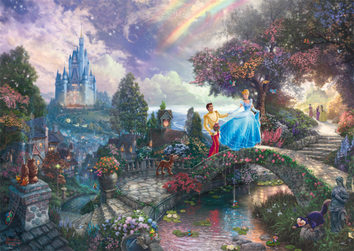 Schmidt - Thomas Kinkade - Disney Cinderella - 1000 Piece Jigsaw Puzzle