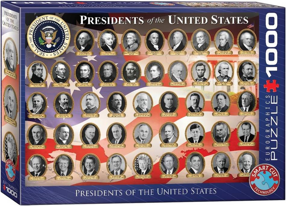 Eurographics - Presidents of the United States - 1000 Piece Jigsaw Puzzle