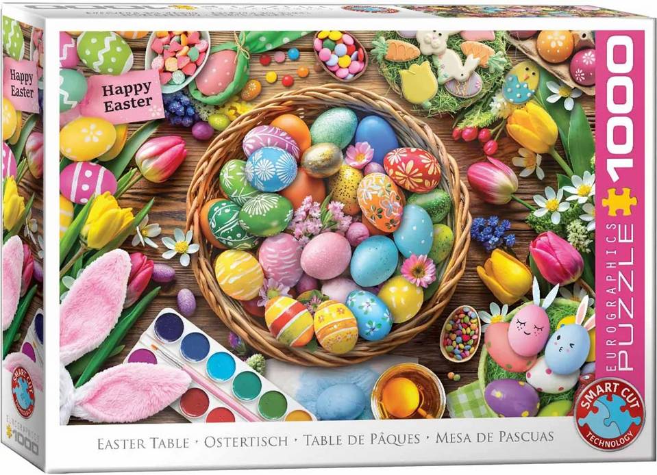 Eurographics - Easter Table - 1000 Piece Jigsaw Puzzle