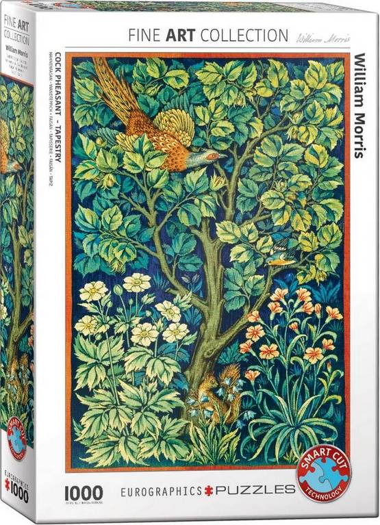 Eurographics - Cock Pheasant by William Morris - 1000 Piece Jigsaw Puzzle