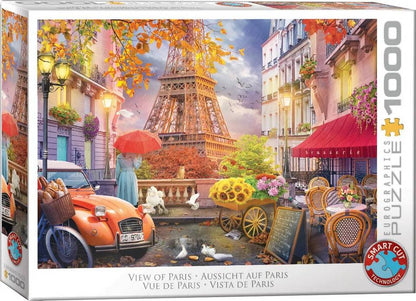 Eurographics - View of Paris - 1000 Piece Jigsaw Puzzle