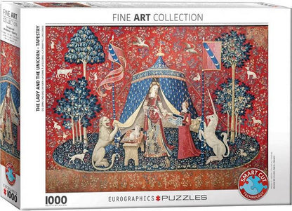 Eurographics - The Lady and the Unicorn - 1000 Piece Jigsaw Puzzle