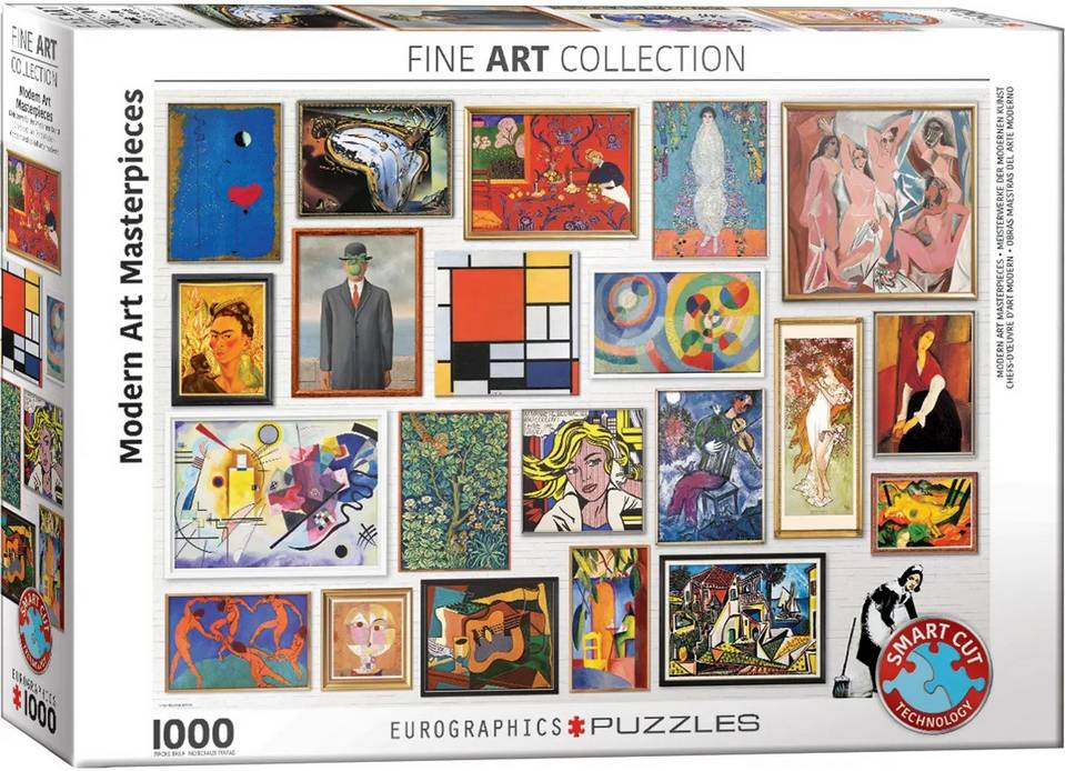 Eurographics - Modern Art Masterpieces - 1000 Piece Jigsaw Puzzle