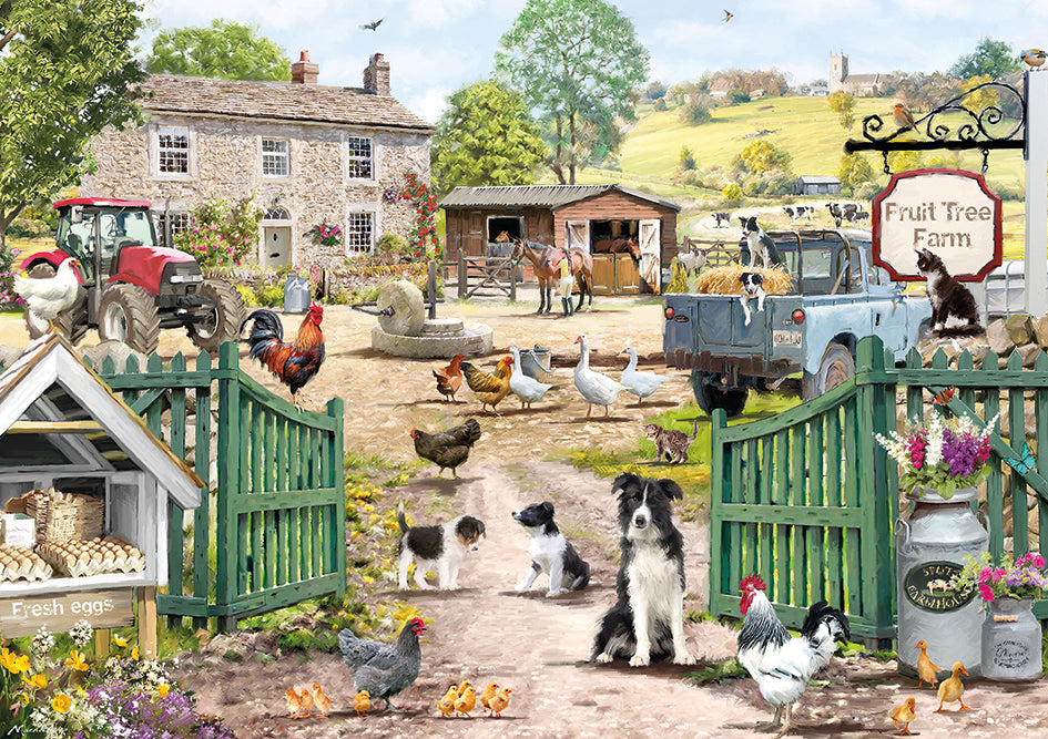Otter House - Fruit Tree Farm - 1000 Piece Jigsaw Puzzle