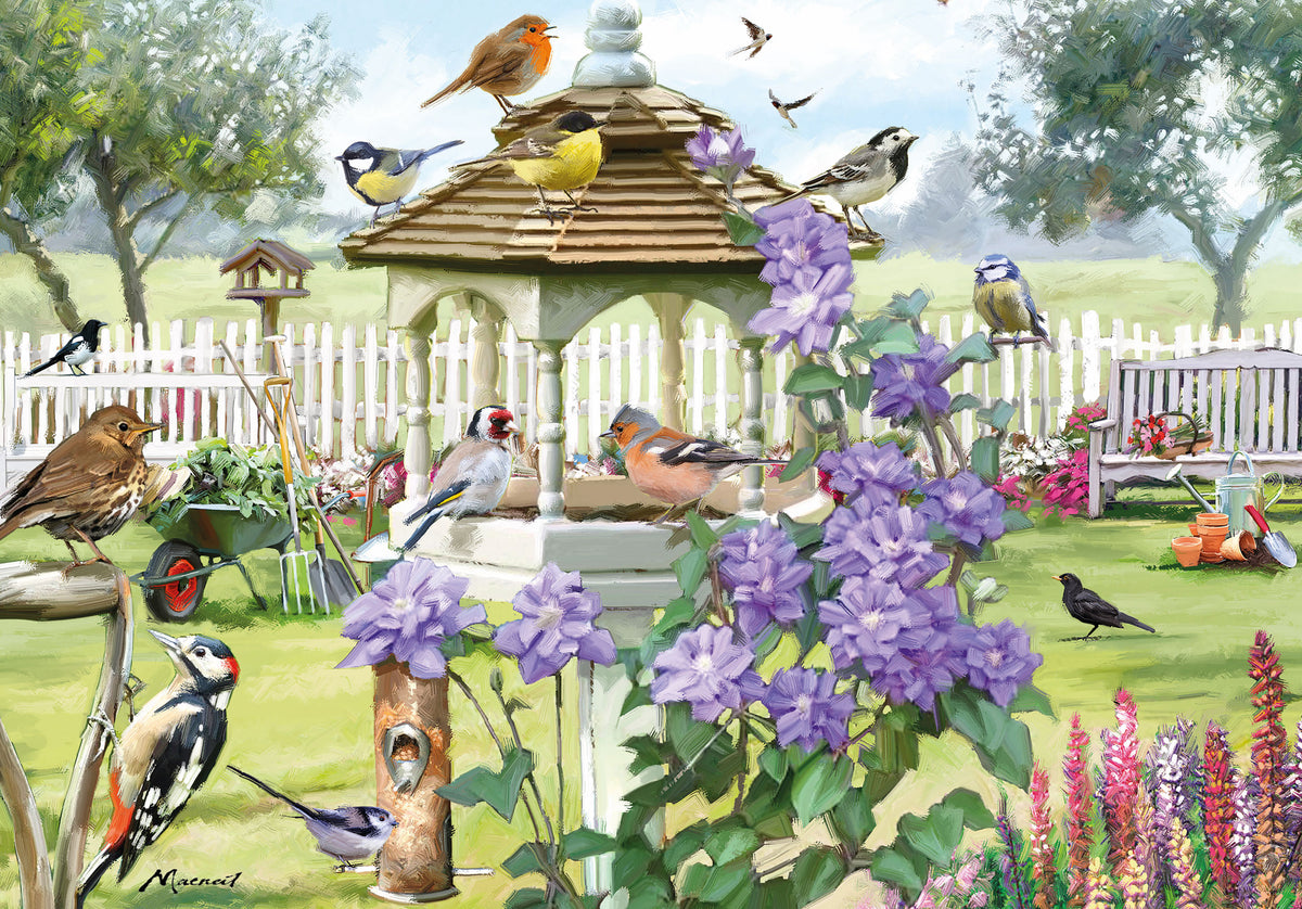 Otter House Feeding Time, 500-piece jigsaw puzzle