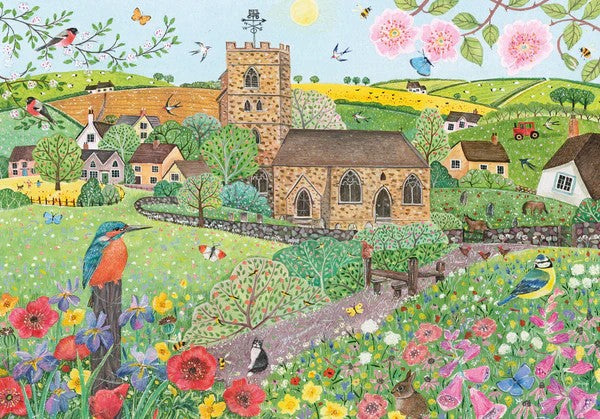 Otter House - Summer Village - 500 Piece Jigsaw Puzzle