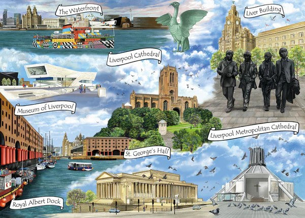 Otter House - Liverpool Landmarks - 1000 Piece Jigsaw Puzzle
